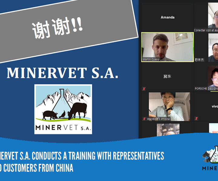 MINERVET S.A. conducts a training with representatives and customers in China